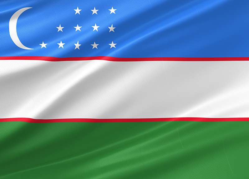 Uzbekistan Flag