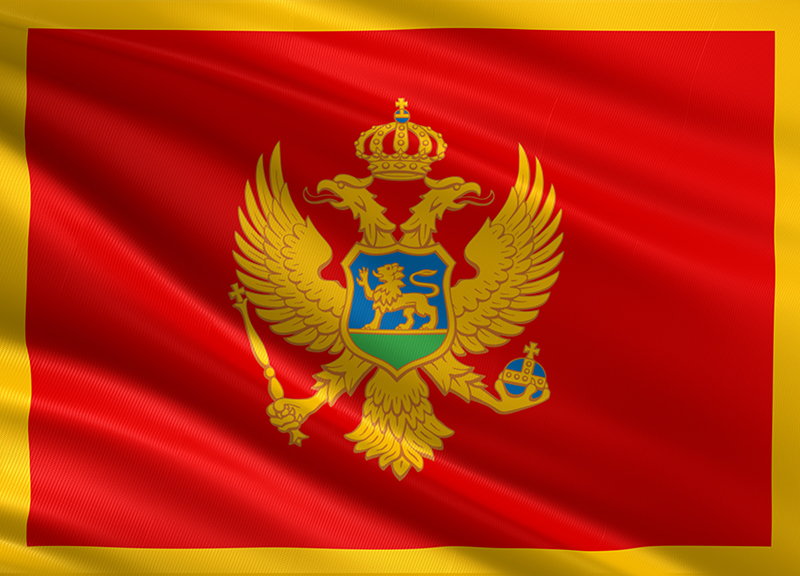 montenegro flag